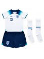 Billige England Jude Bellingham #22 Hjemmedraktsett Barn VM 2022 Kortermet (+ Korte bukser)